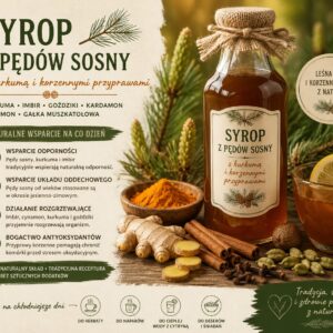 Syrop z Pędów Sosny z dodatkami